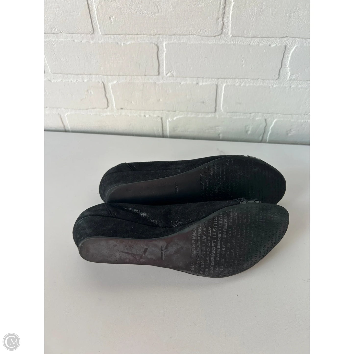 Shoes Heels Kitten By Agl In Black, Size: 10.5