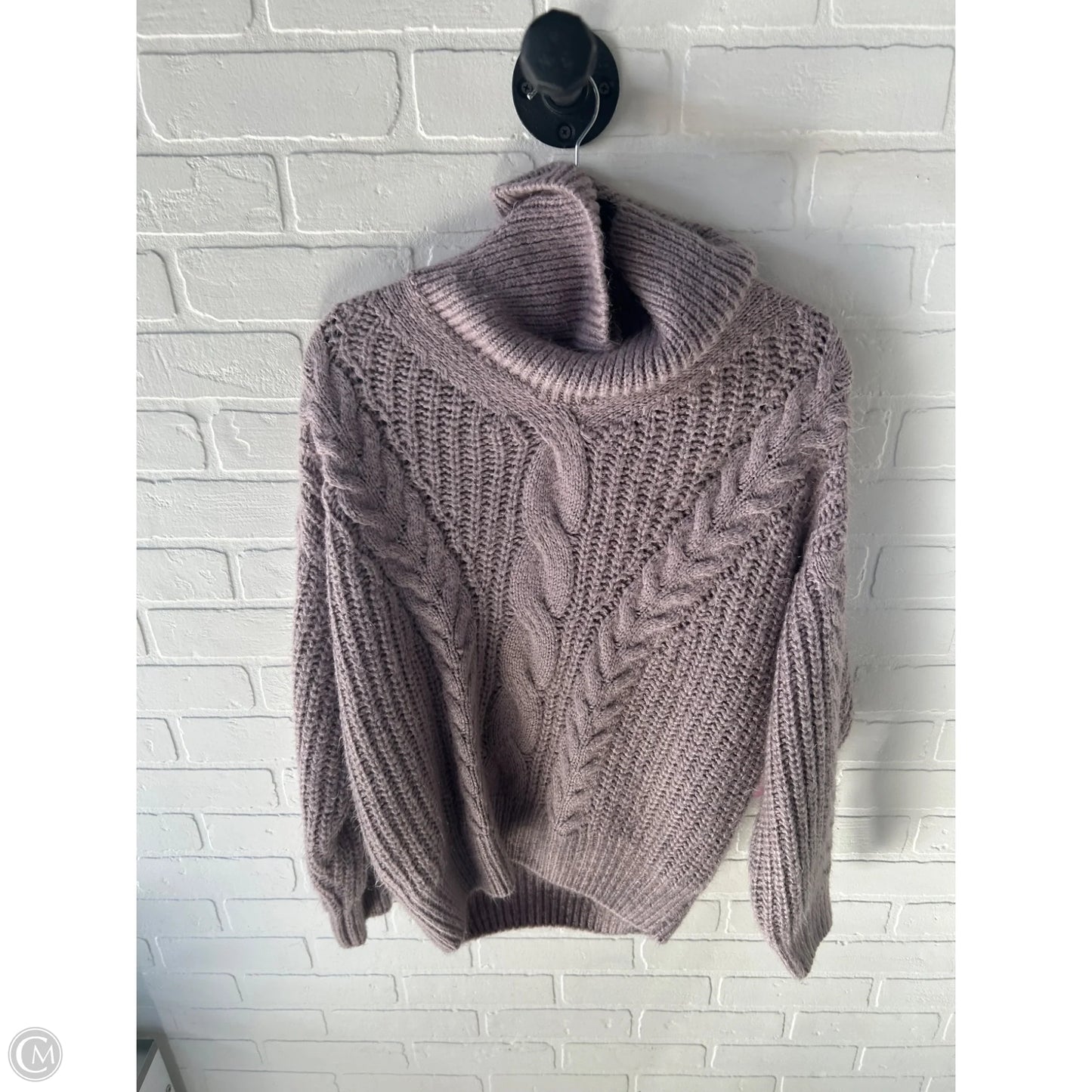 Sweater By Clothes Mentor In Purple, Size: L