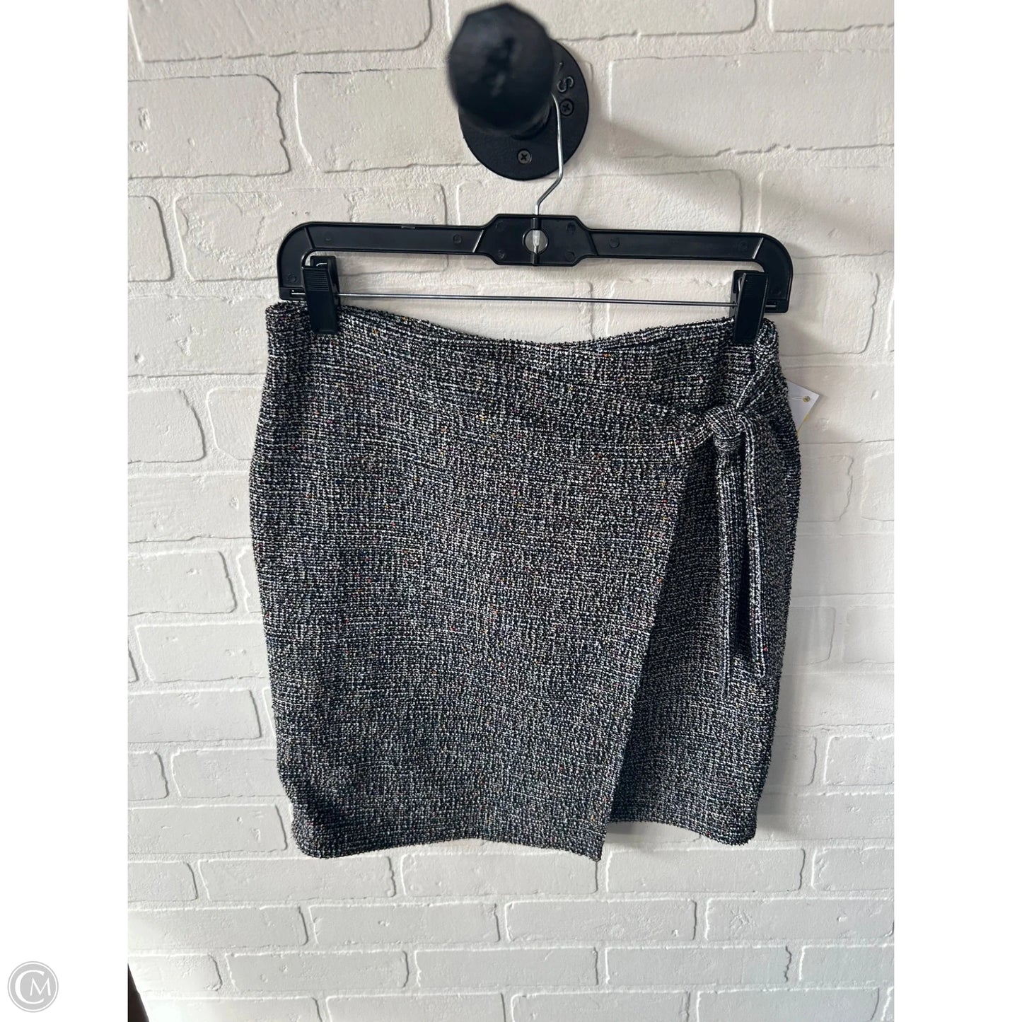 Skirt Mini & Short By Loft In Black & Blue, Size: 8p