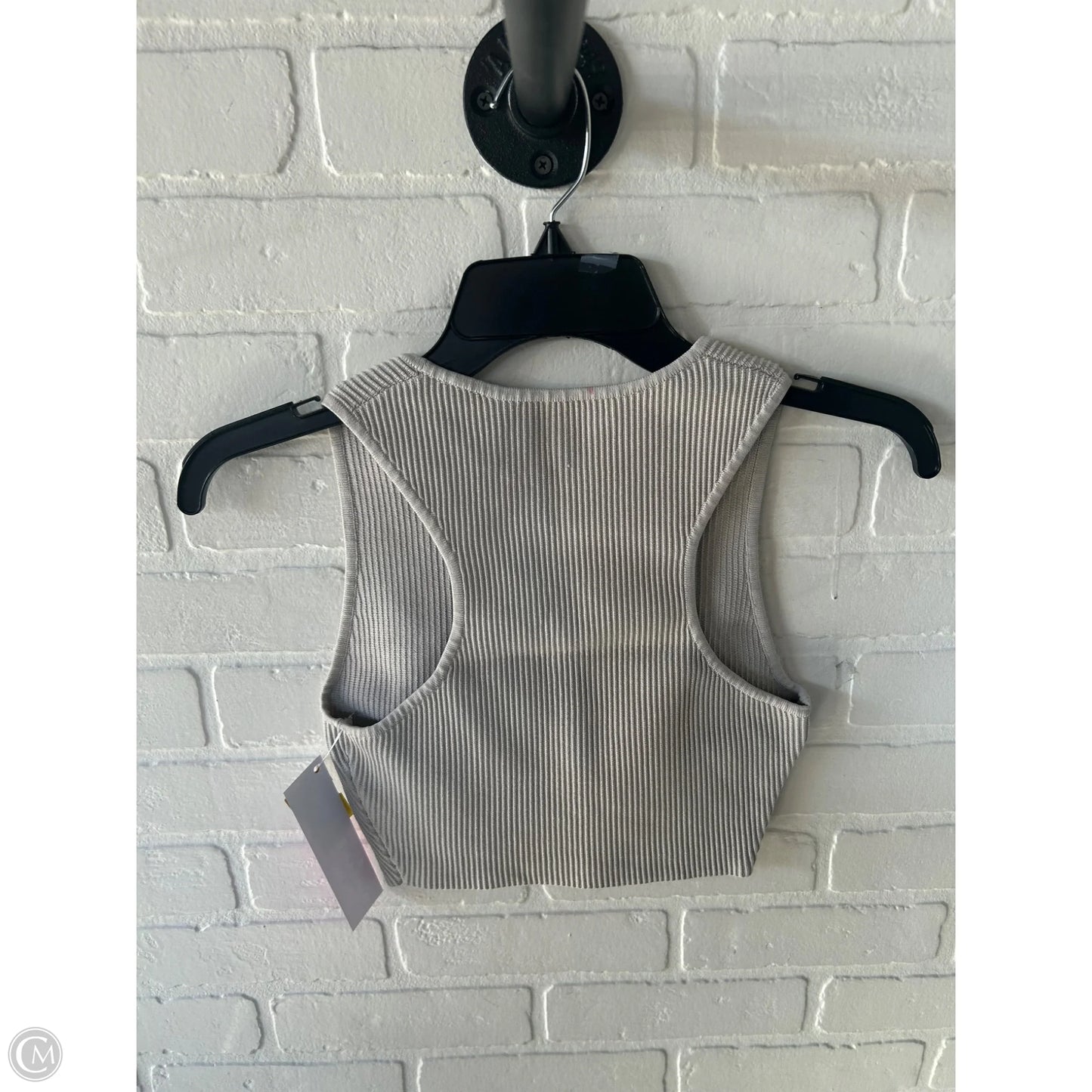 Top Sleeveless By Babaton In Grey, Size: S