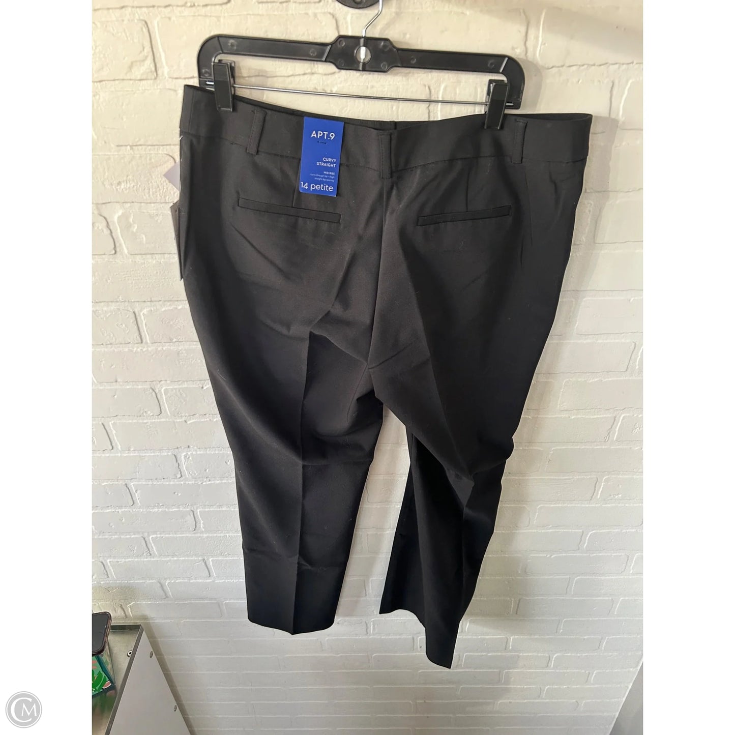 Pants Dress By Apt 9 In Black, Size: 14p