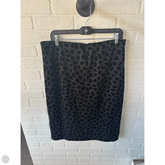 Skirt Midi By Ann Taylor In Black, Size: 12l