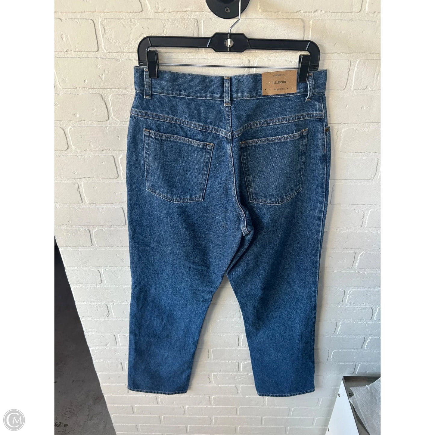 Jeans Straight By L.l. Bean In Blue Denim, Size: 10