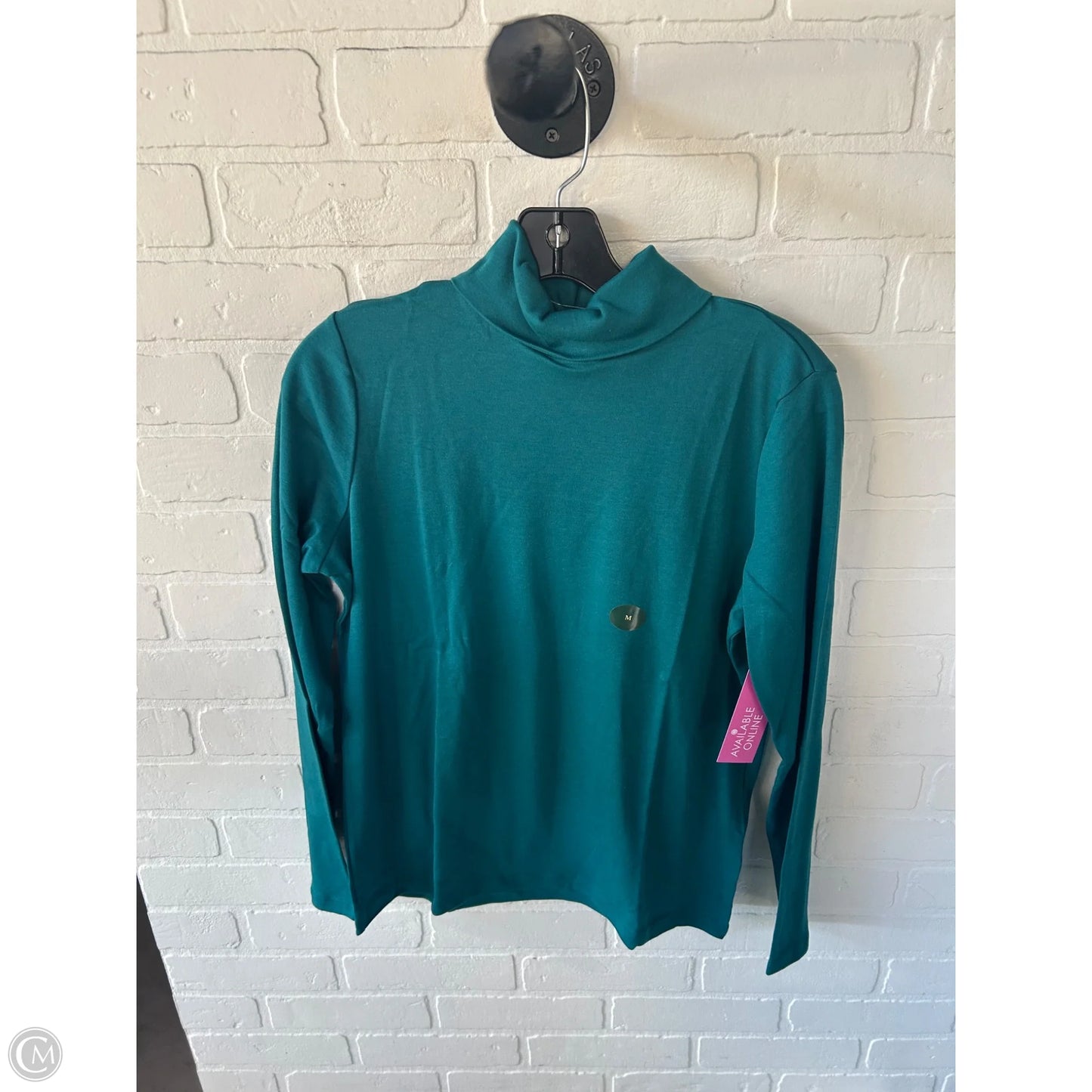Top Long Sleeve Basic By L.l. Bean In Green, Size: M
