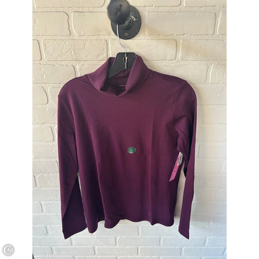 Top Long Sleeve Basic By L.l. Bean In Purple, Size: M