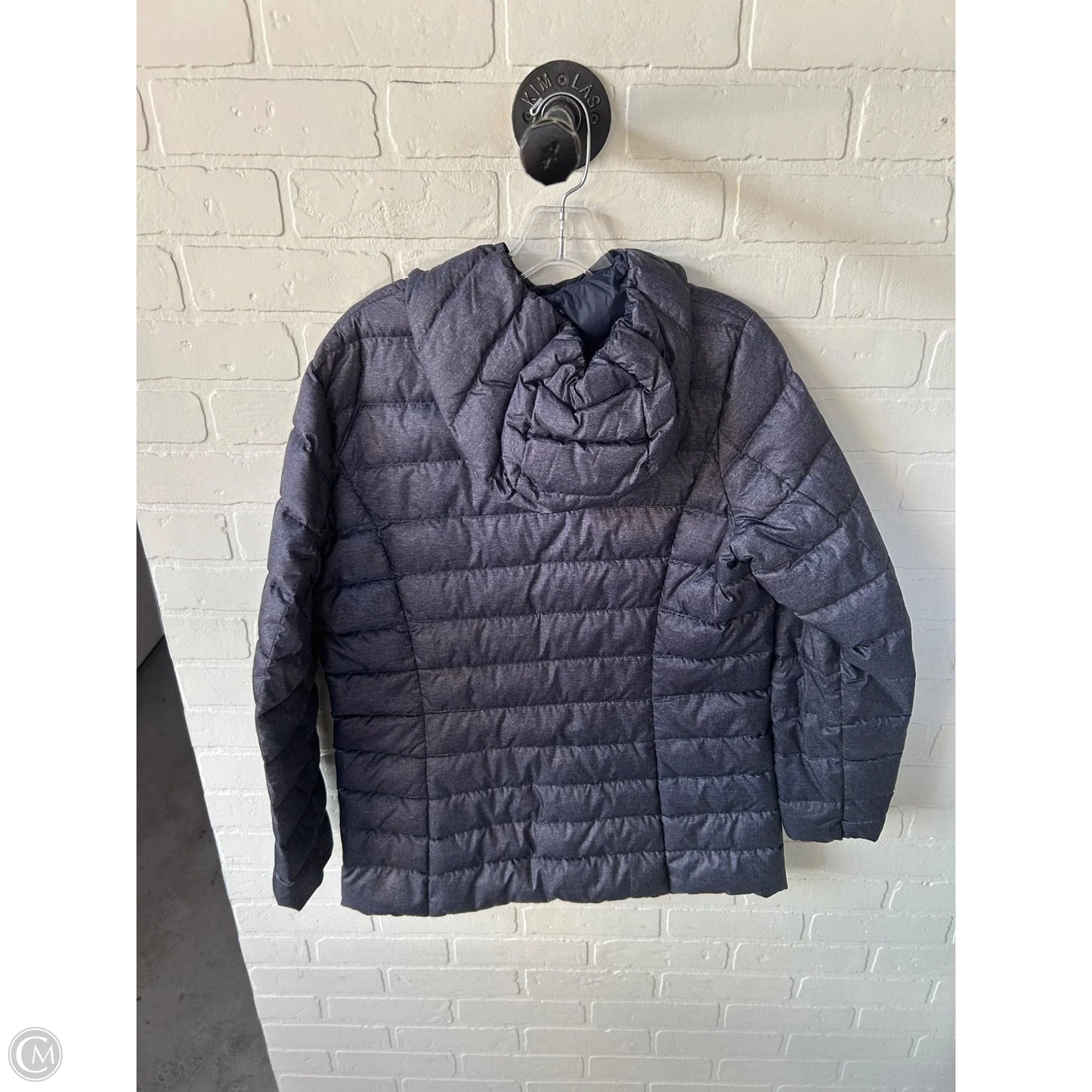 Coat Puffer & Quilted By Eddie Bauer In Grey, Size: L