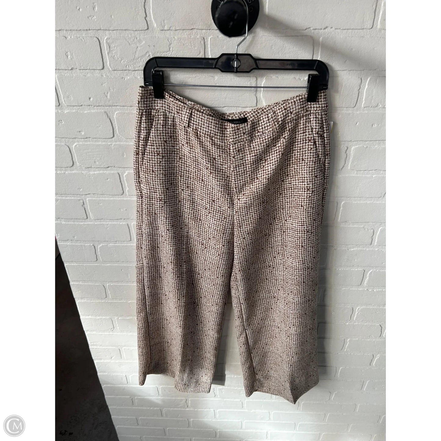 Pants Dress By Banana Republic In Brown & Cream, Size: 6