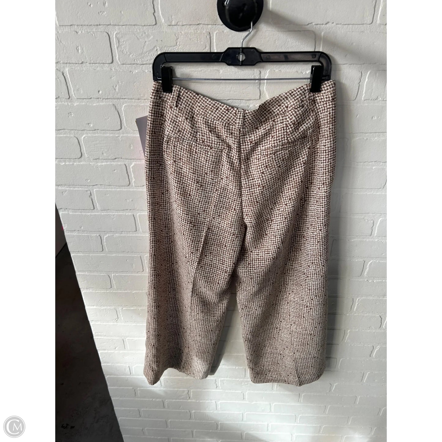 Pants Dress By Banana Republic In Brown & Cream, Size: 6