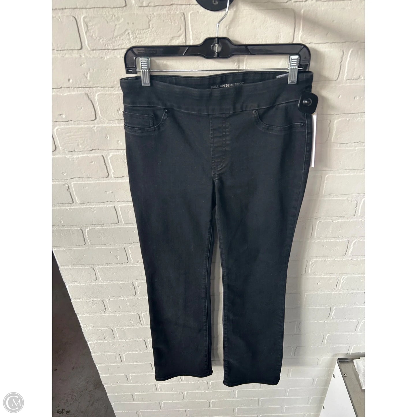 Jeans Boot Cut By Chicos In Black Denim, Size: 2