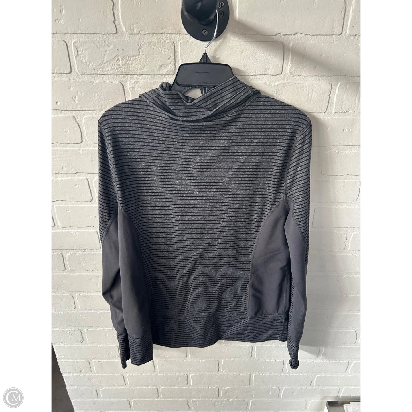 Athletic Jacket By Ideology In Grey, Size: L