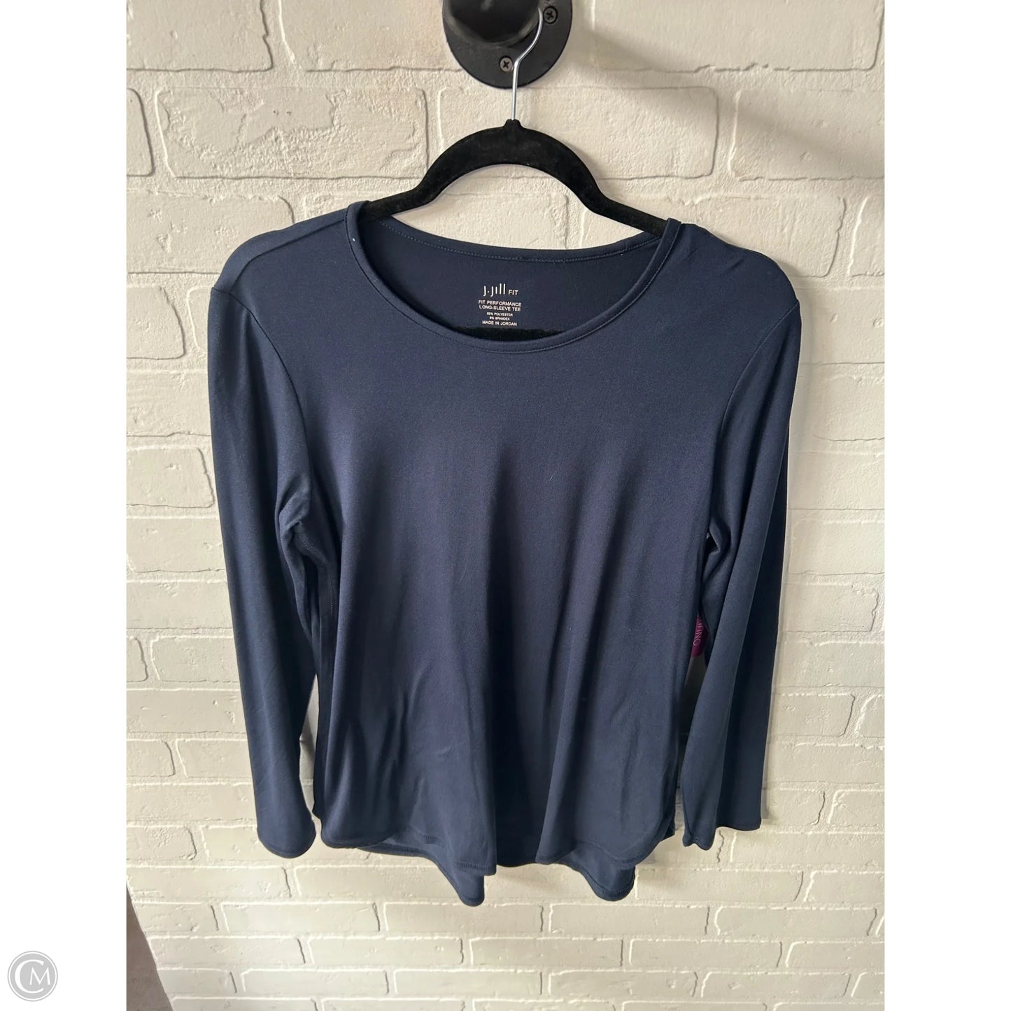 Top Long Sleeve Basic By J. Jill In Blue, Size: S