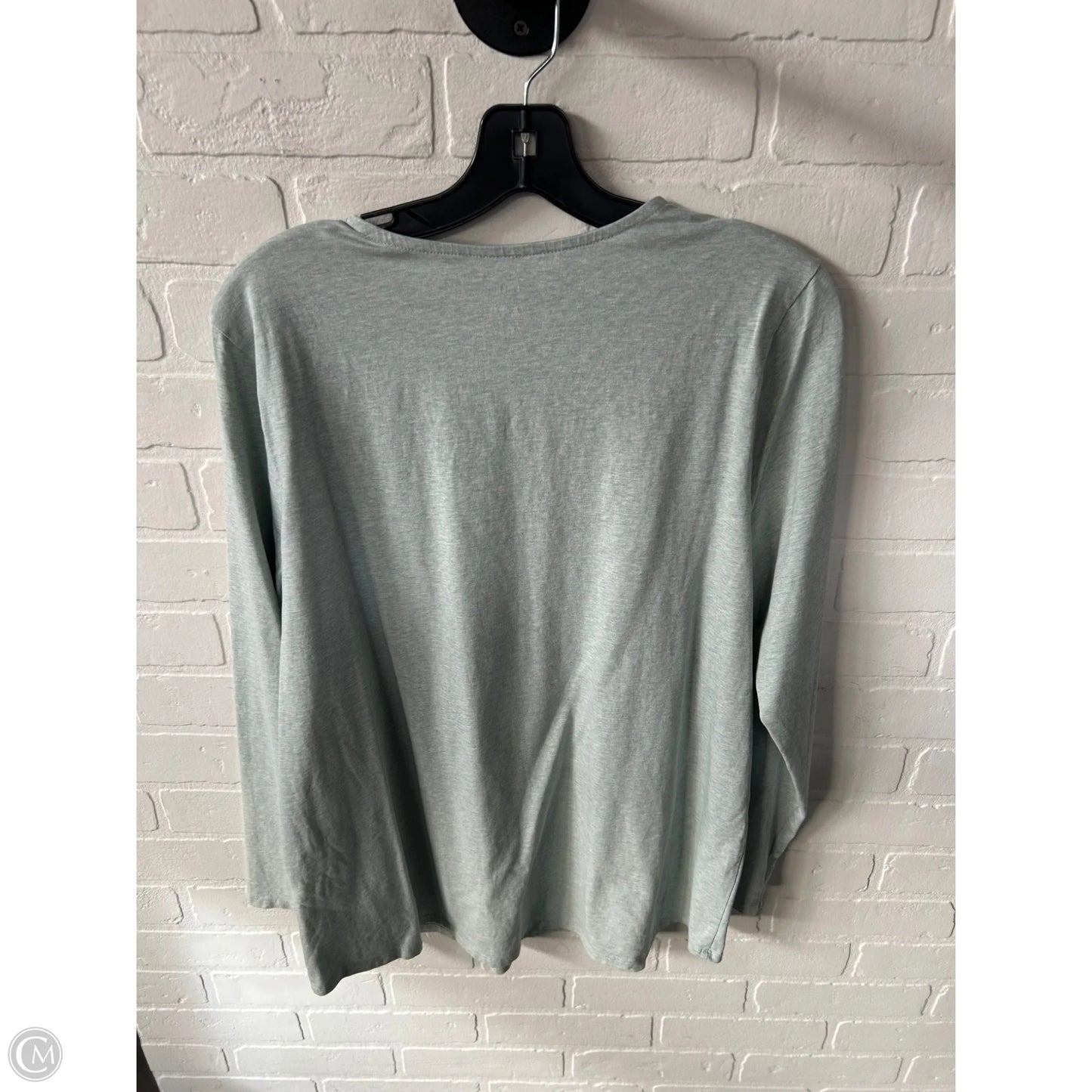 Top Long Sleeve By Pure Jill In Green, Size: L