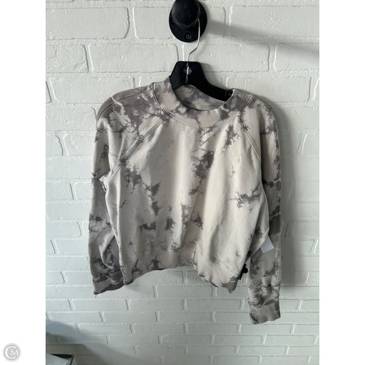 Athletic Sweatshirt Crewneck By Lululemon In Tan, Size: S