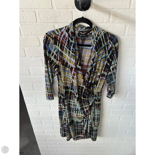 Dress Casual Midi By Karen Kane In Black & Brown, Size: Xl