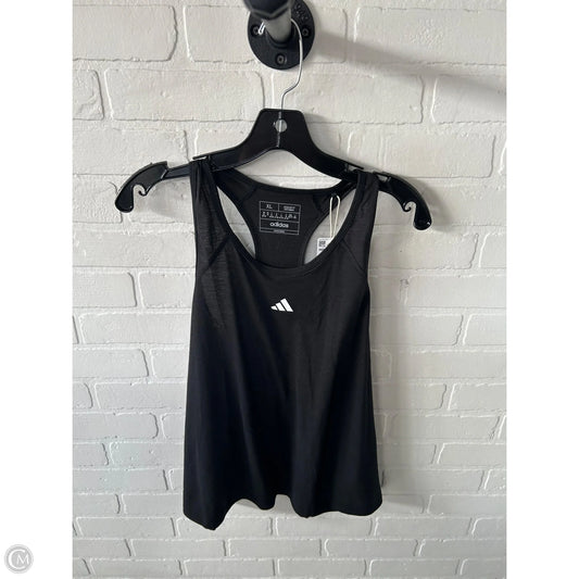 Athletic Tank Top By Adidas In Black, Size: Xl