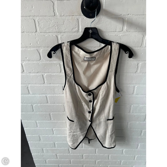Top Sleeveless By Bagatelle In Black & Tan, Size: M