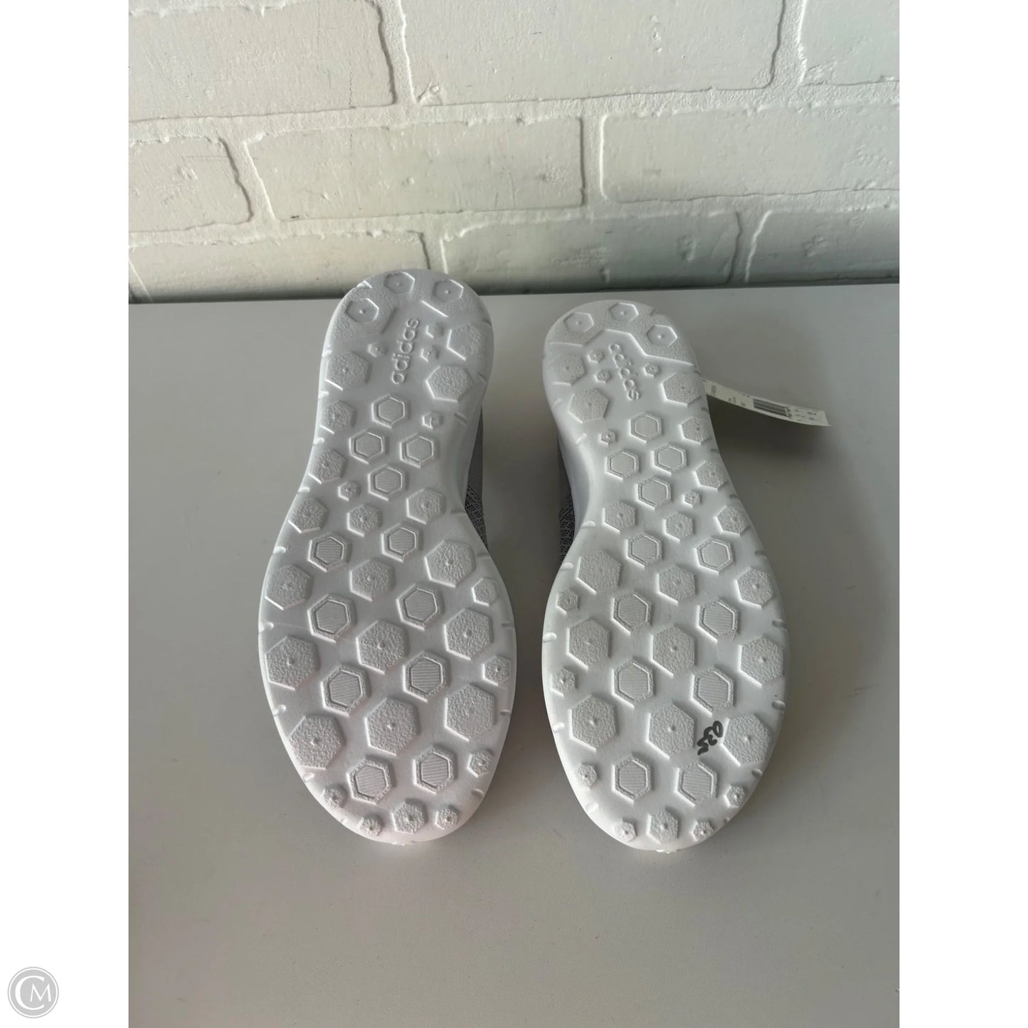 Shoes Sneakers By Adidas In Grey, Size: 9