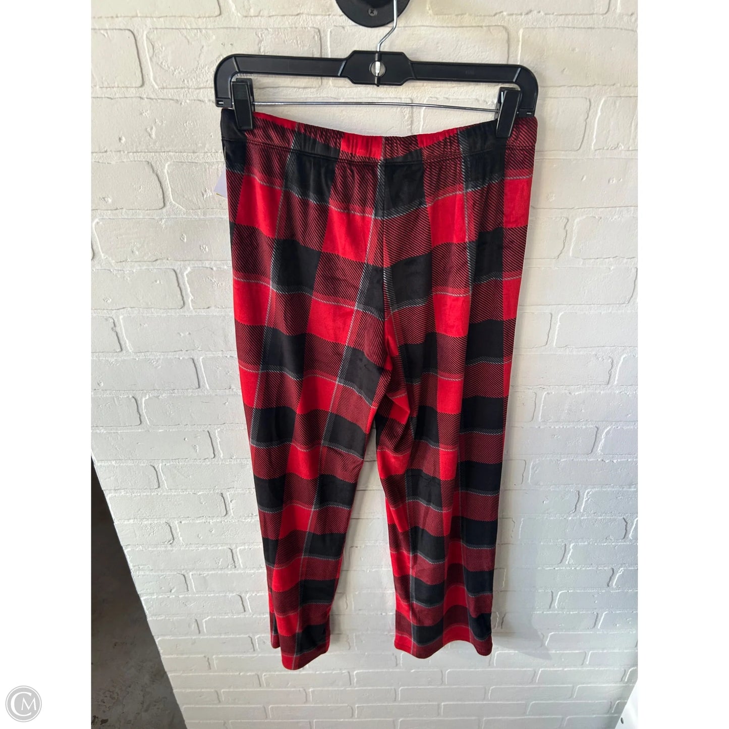 Pajama Pants By Stars Above In Black & Red, Size: S