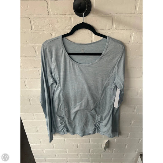 Athletic Top Long Sleeve Crewneck By Gaiam In Blue, Size: Xl
