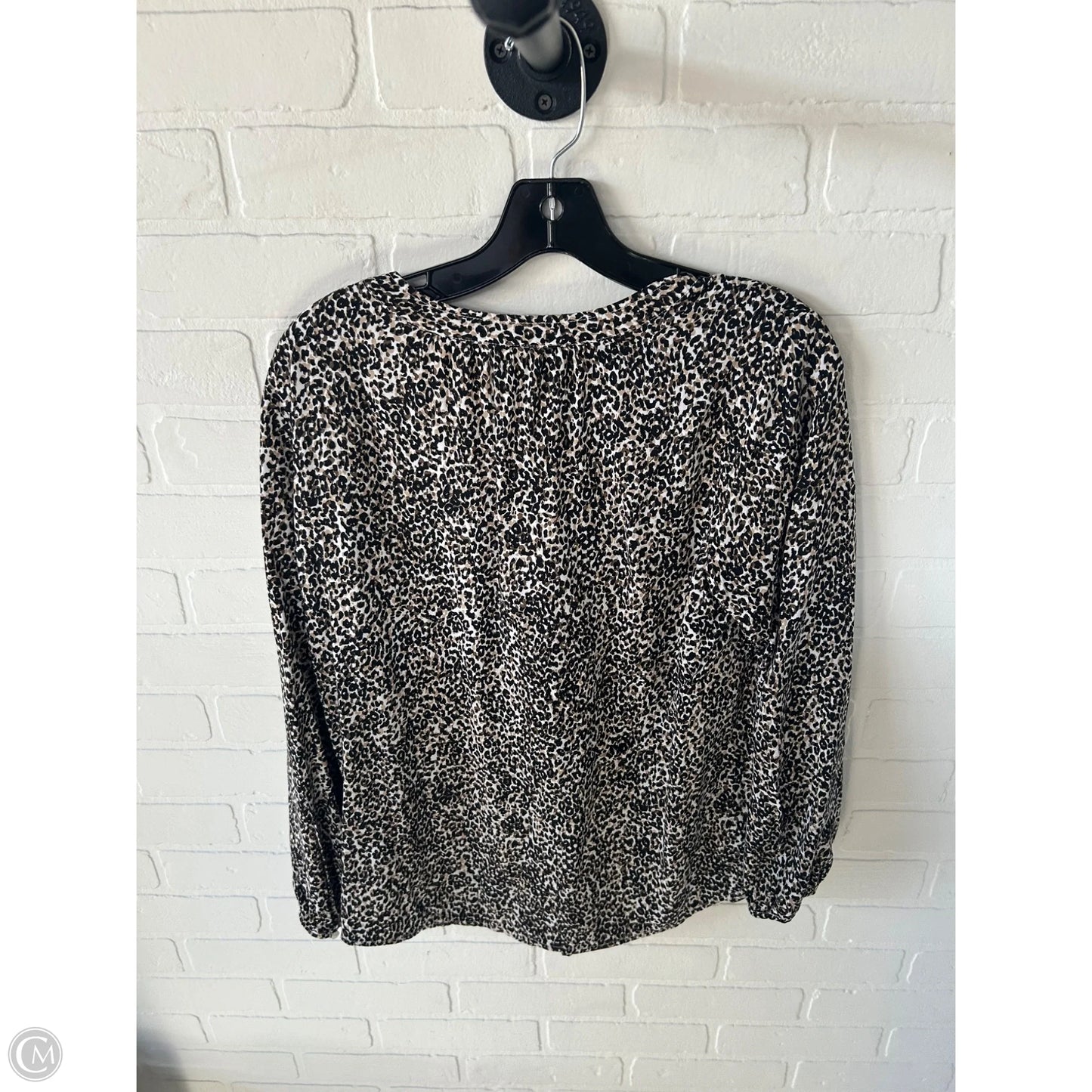 Top Long Sleeve By Old Navy In Animal Print, Size: L