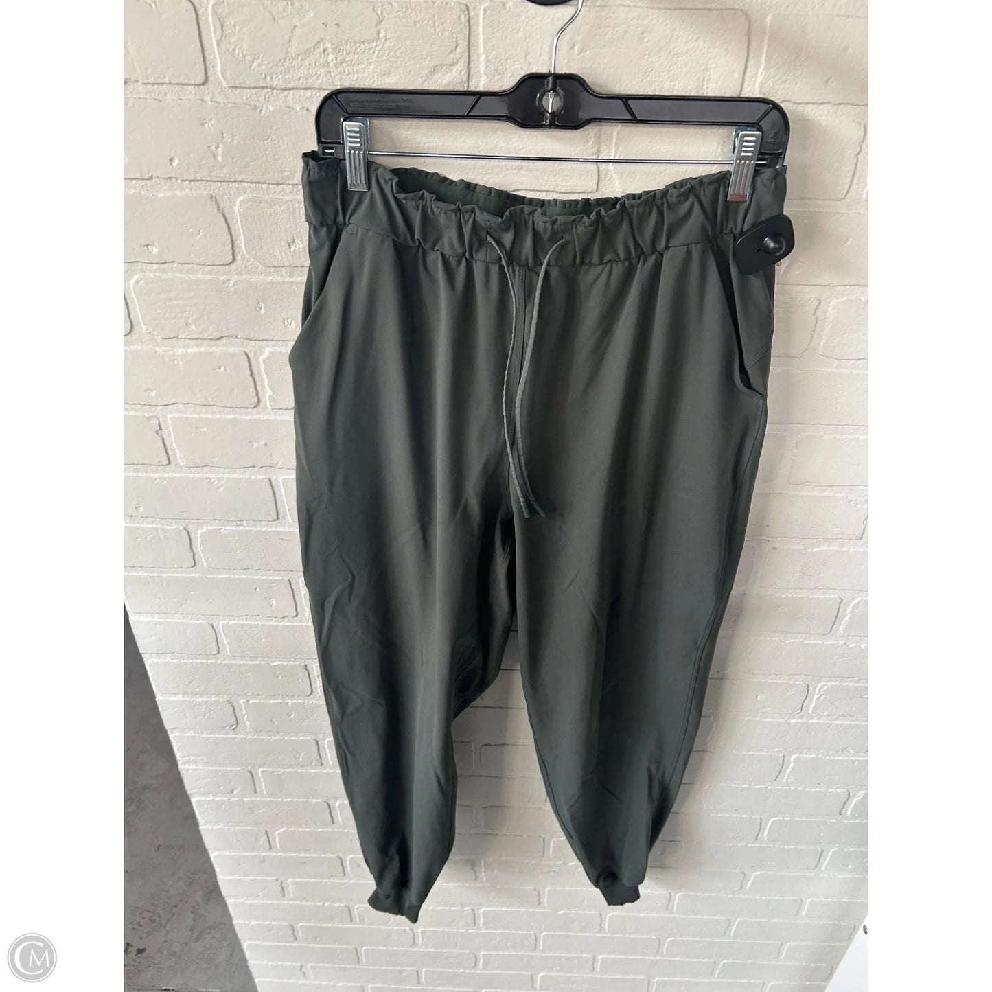 Athletic Pants By Lululemon In Green, Size: 10