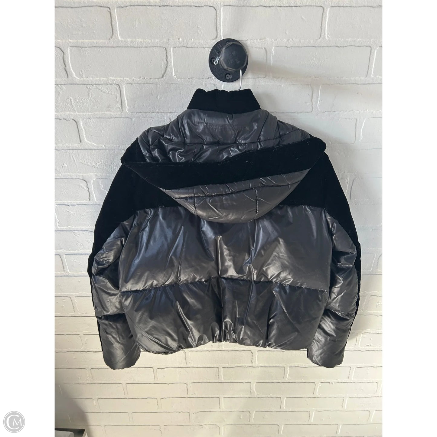 Jacket Puffer & Quilted By Andrew Marc In Black, Size: Xs