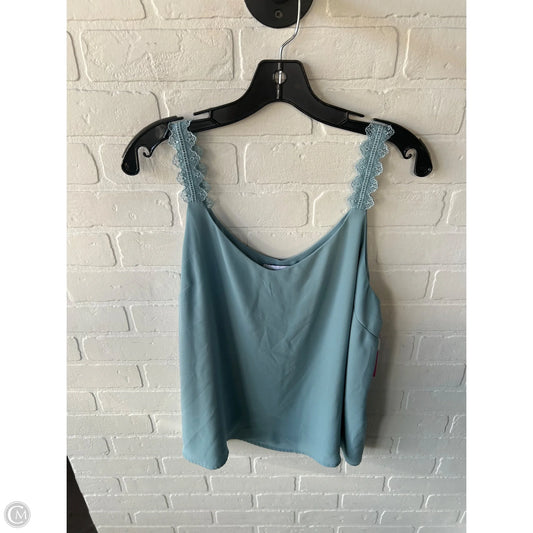 Top Sleeveless By Cmc In Blue, Size: L