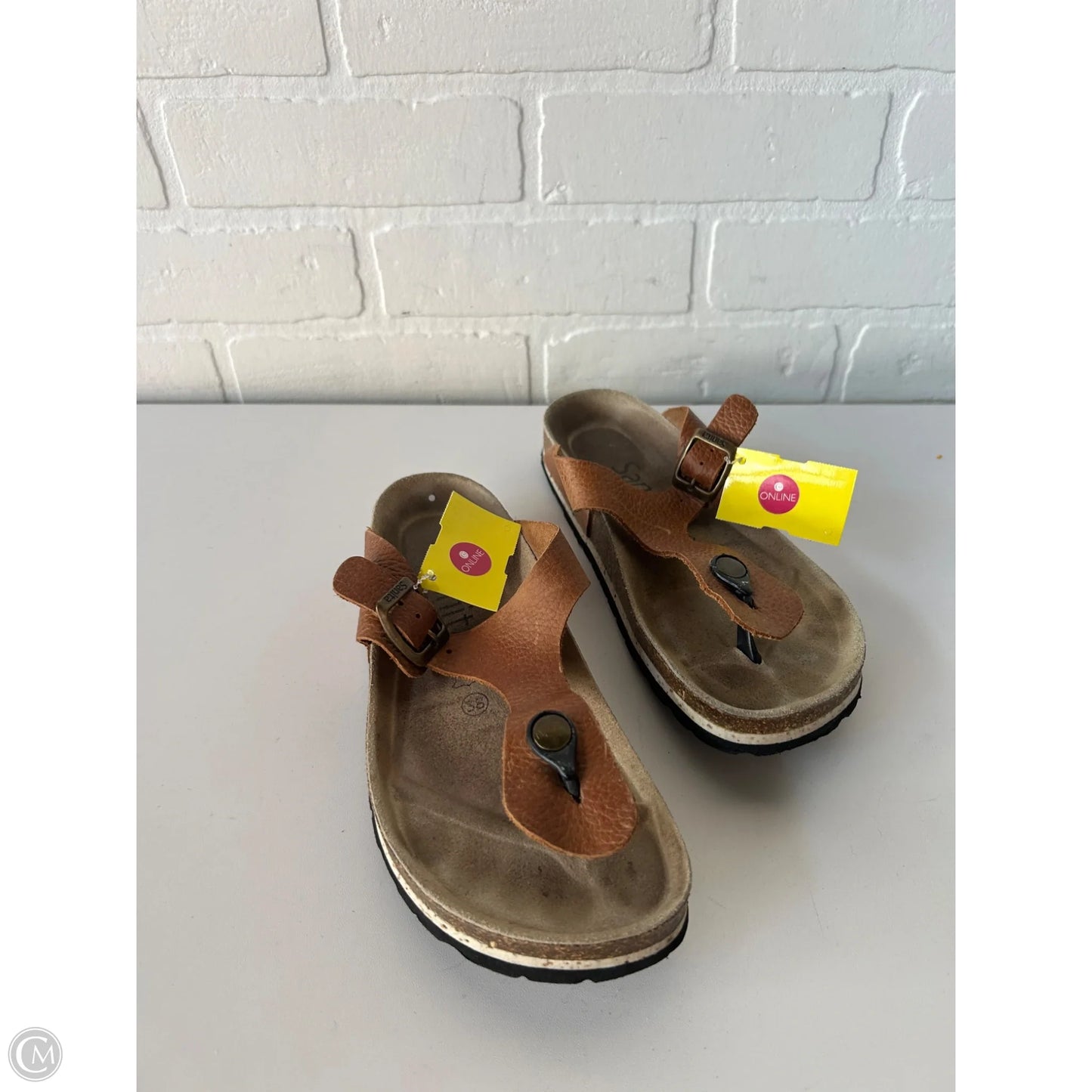 Sandals Flats By Sanita In Brown, Size: 7.5