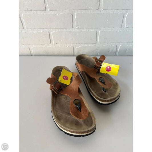 Sandals Flats By Sanita In Brown, Size: 7.5