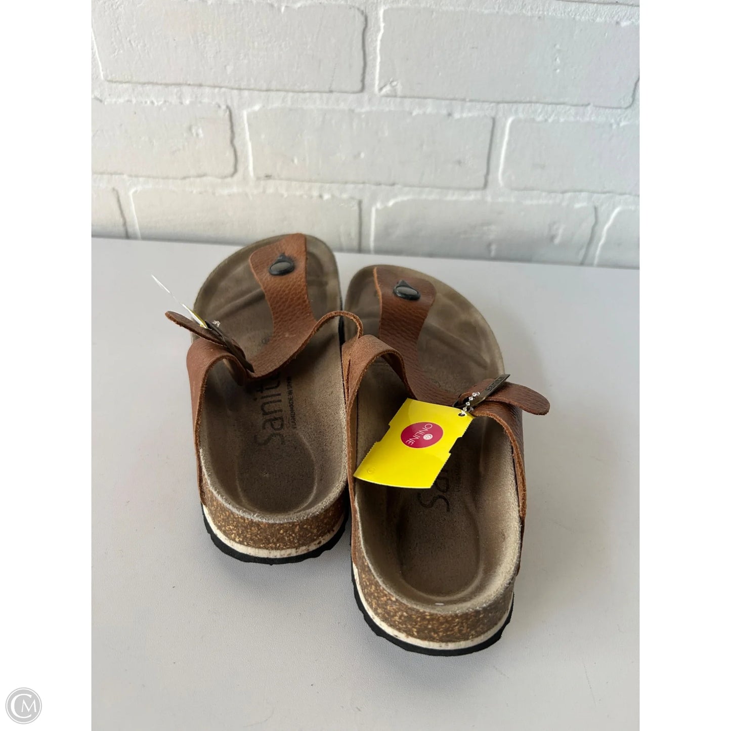 Sandals Flats By Sanita In Brown, Size: 7.5