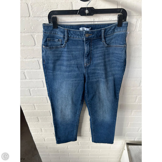 Jeans Cropped By Nine West In Blue Denim, Size: 12