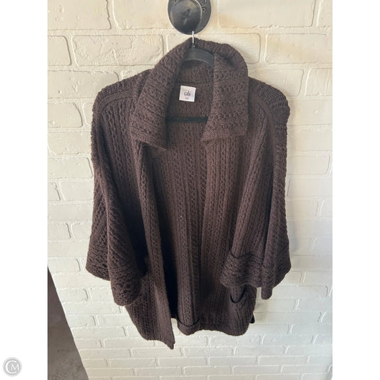 Sweater Cardigan By Cabi In Brown, Size: Xs