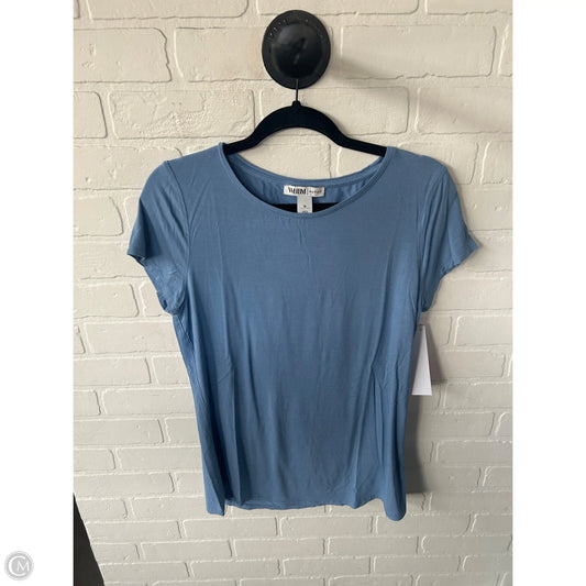 Top Short Sleeve Basic By White House Black Market In Blue, Size: M