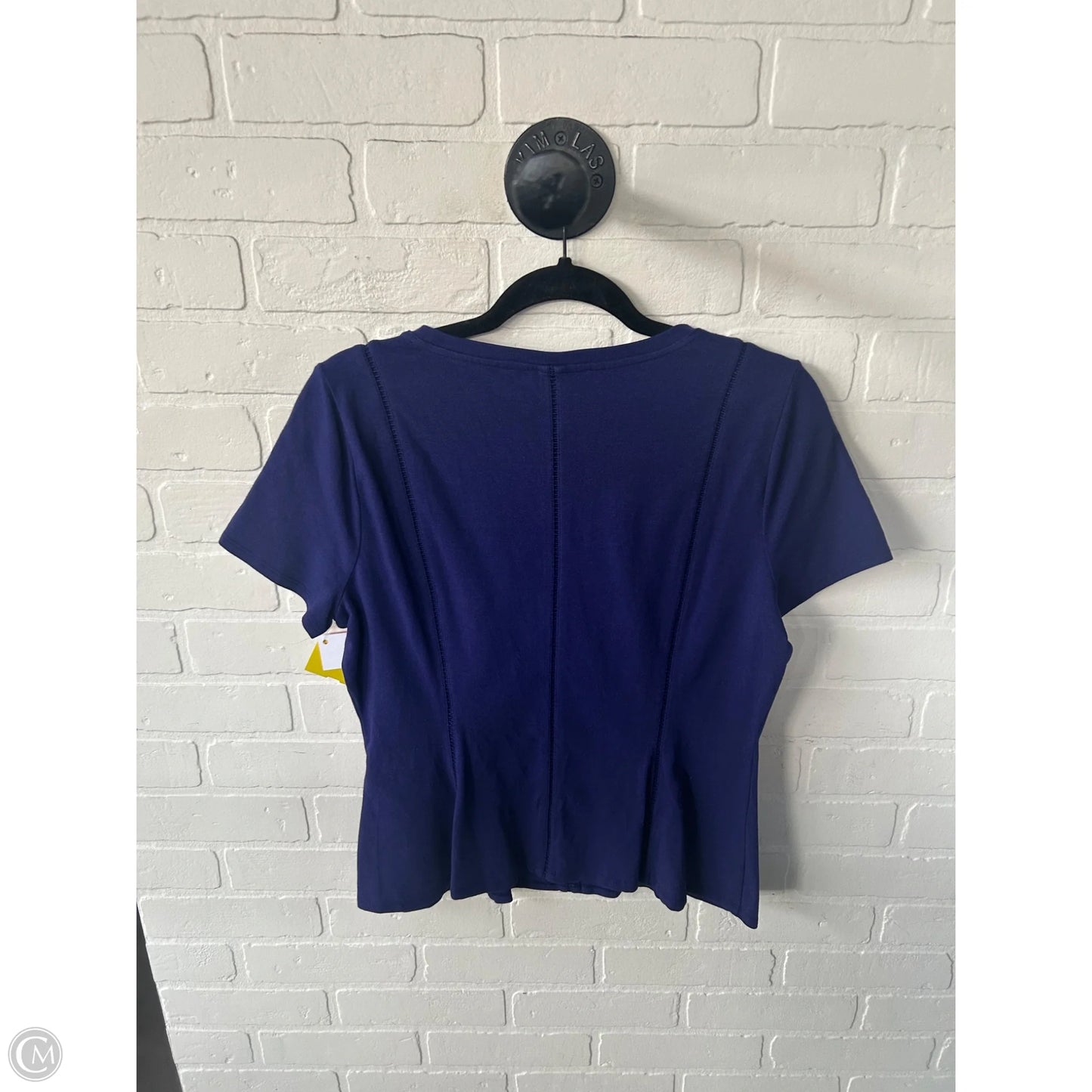 Top Short Sleeve By White House Black Market In Purple, Size: M