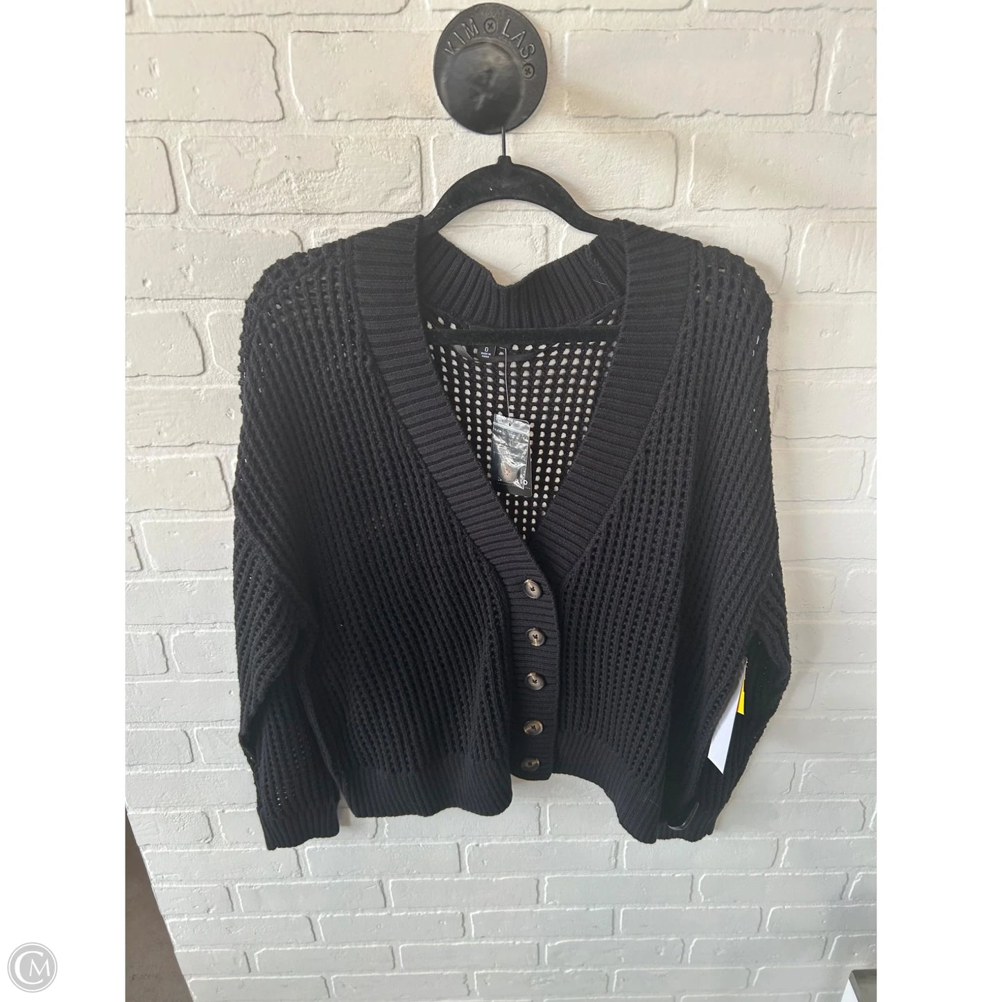 Sweater Cardigan By Torrid In Black, Size: L