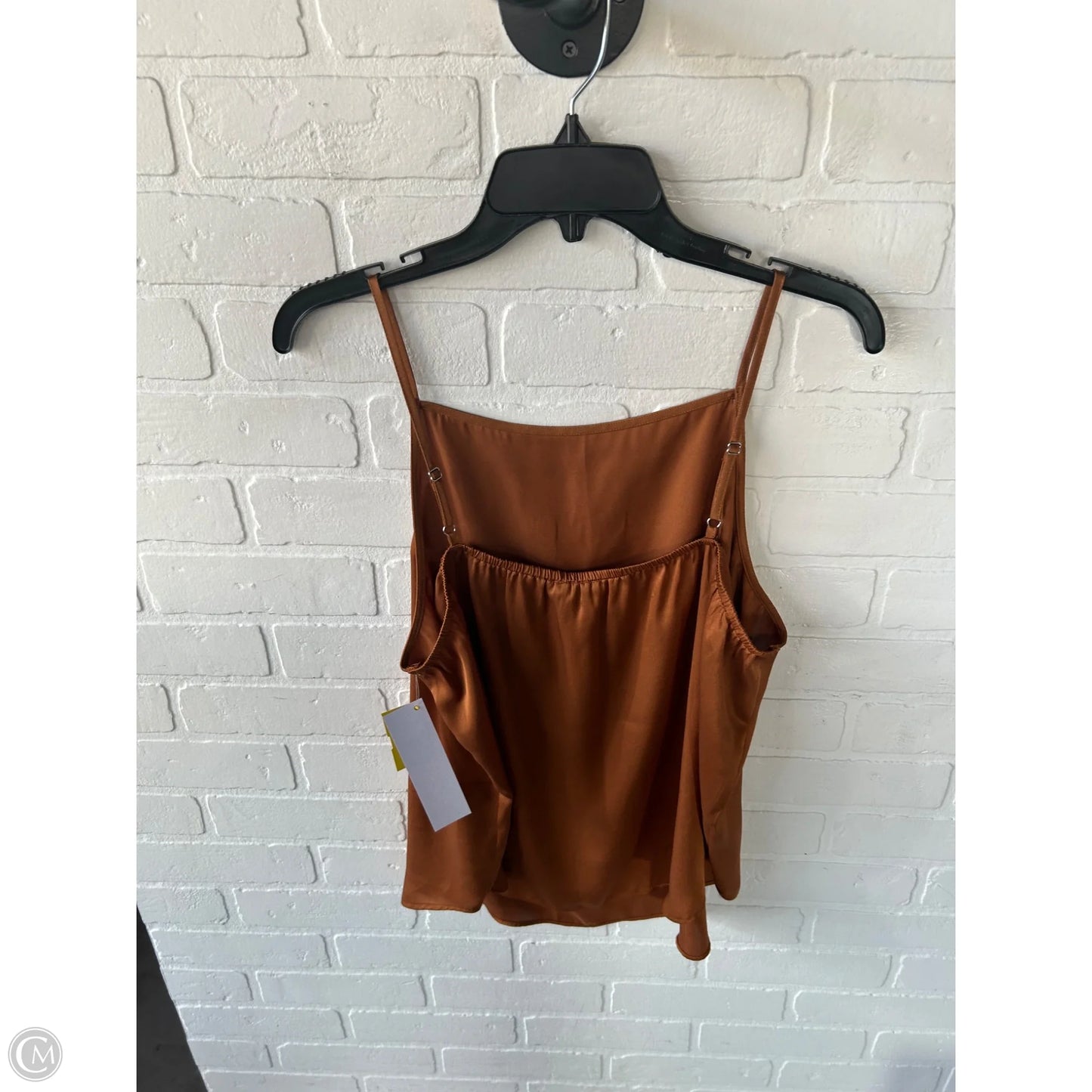 Top Sleeveless By Ann Taylor In Brown, Size: L