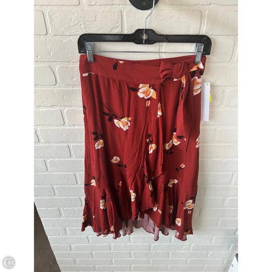 Skirt Midi By Free People In Red, Size: 2
