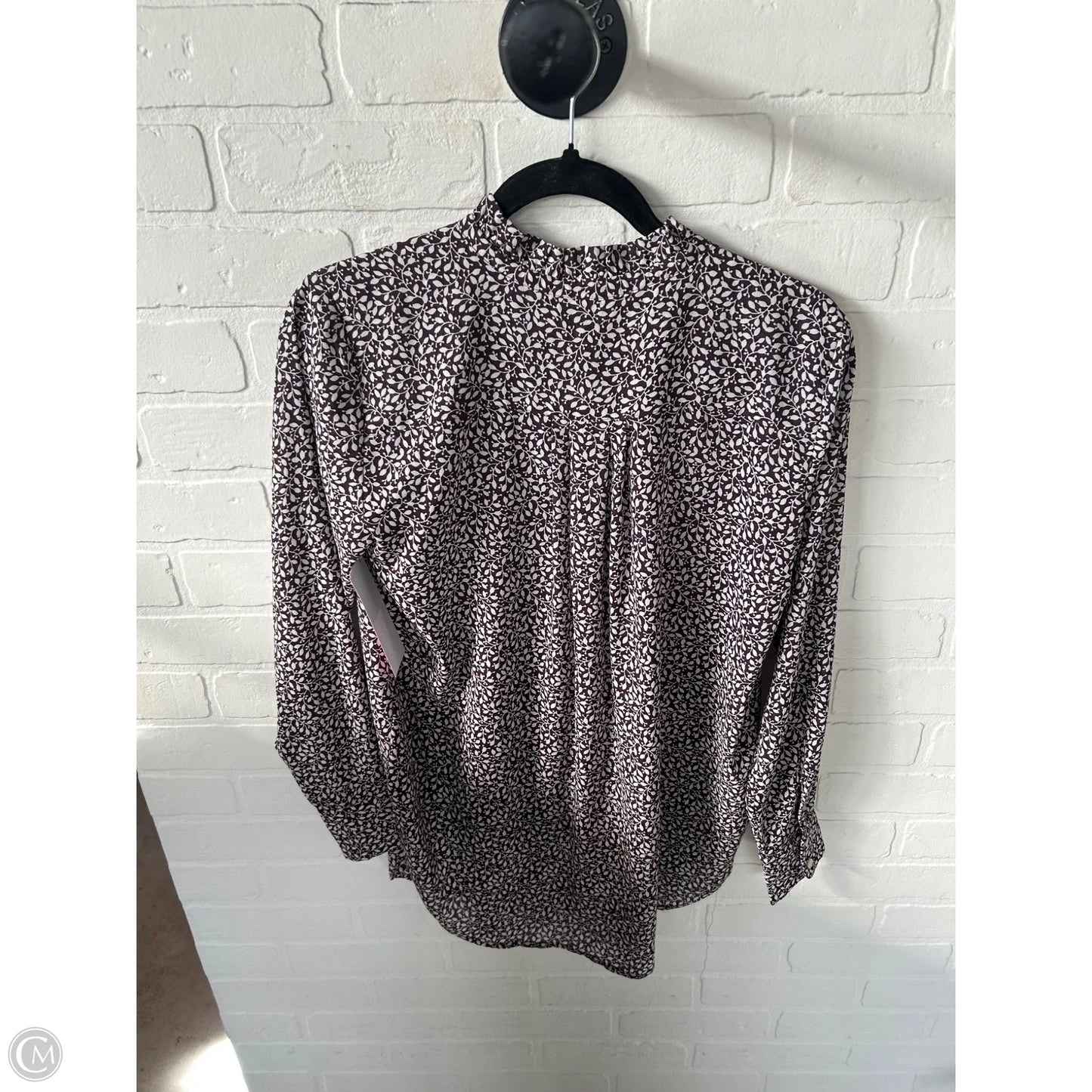 Top Long Sleeve By Loft In Purple, Size: Xs