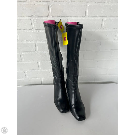 Boots Knee Heels By St Johns Bay In Black, Size: 8