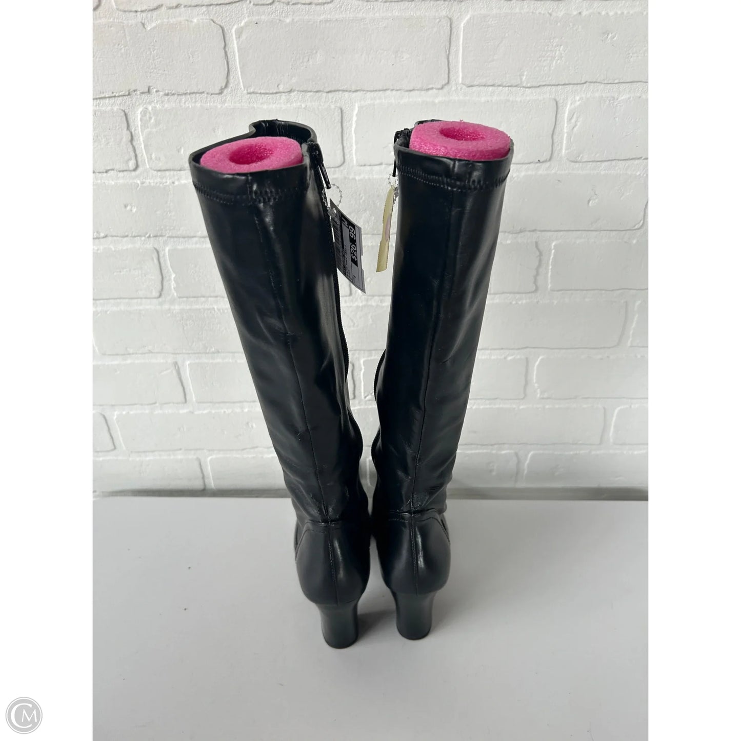 Boots Knee Heels By St Johns Bay In Black, Size: 8