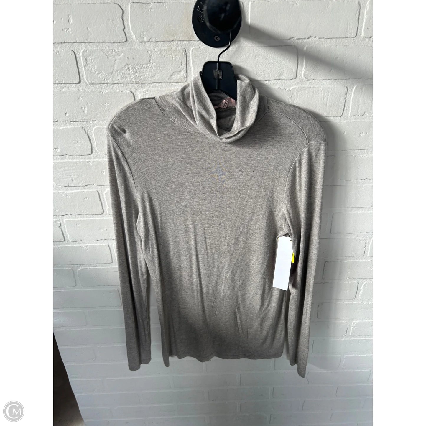 Top Long Sleeve By Philosophy In Grey, Size: S