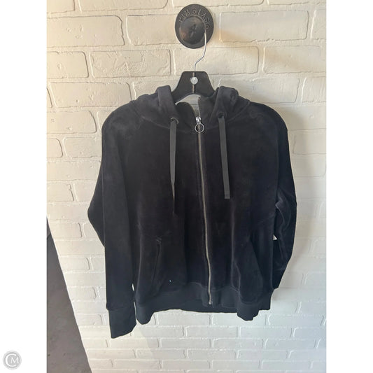 Athletic Sweatshirt Hoodie By Athleta In Black, Size: L