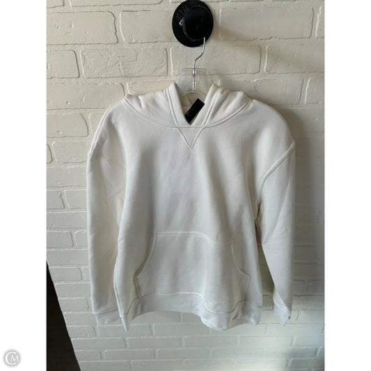 Sweatshirt Hoodie By Kirkland In White, Size: M