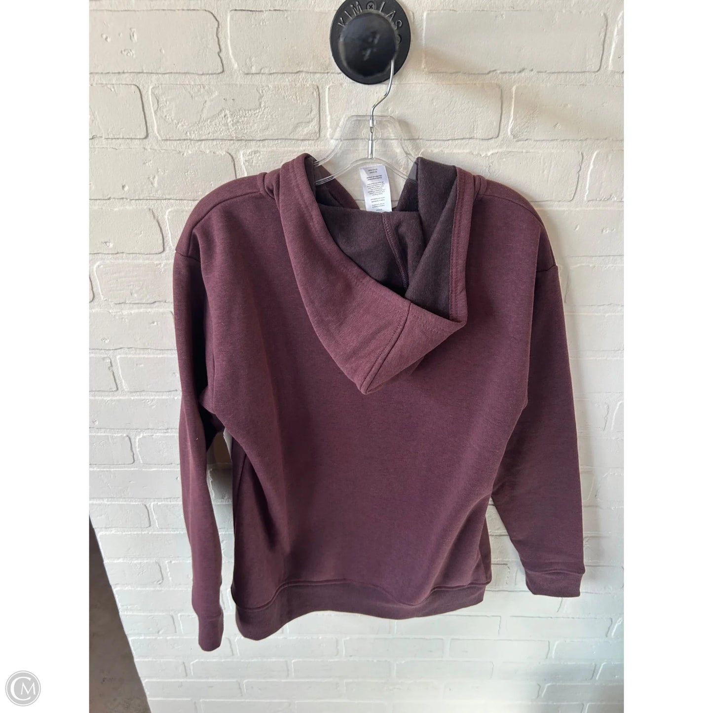 Sweatshirt Hoodie By Danskin In Purple, Size: M