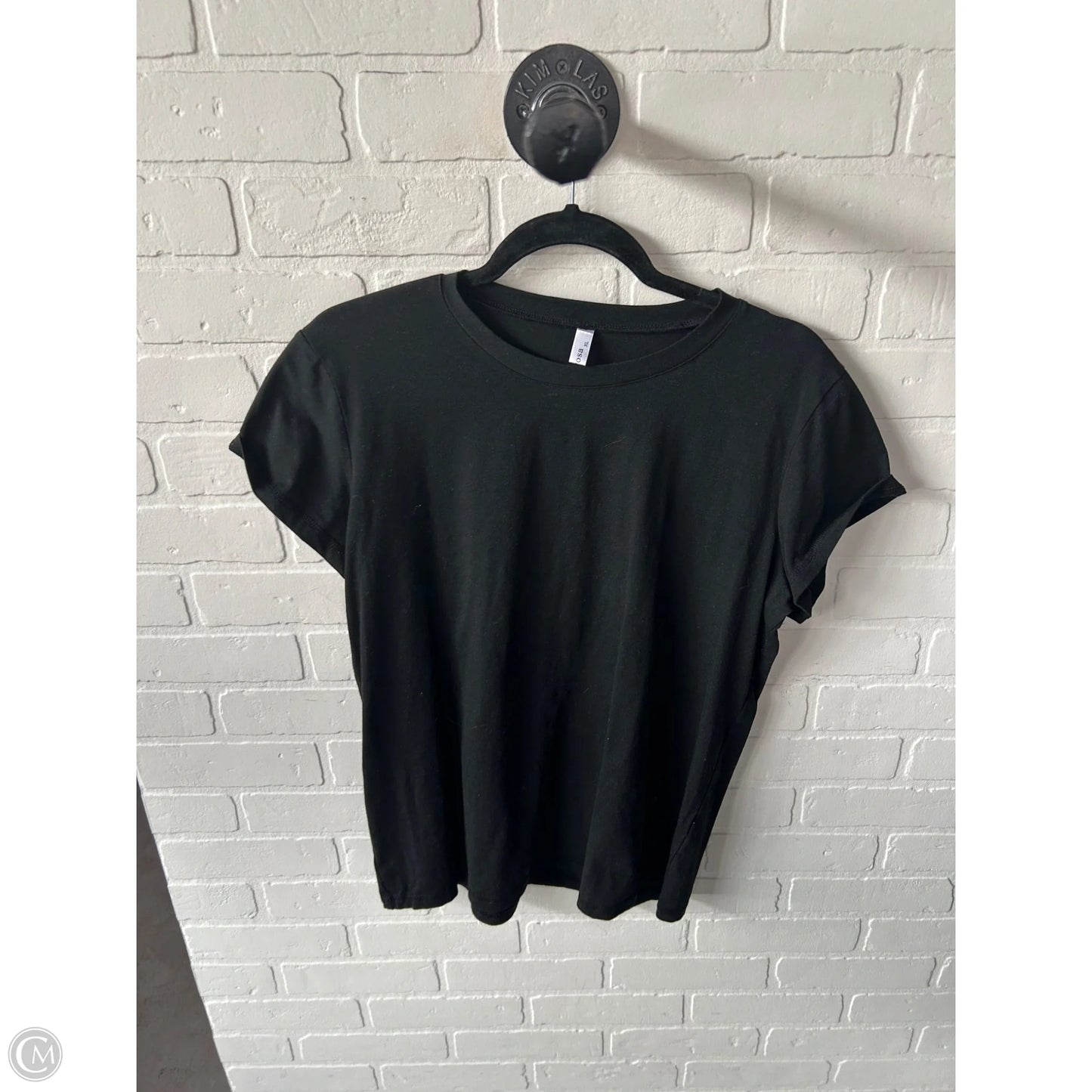 Top Short Sleeve Basic By Clothes Mentor In Black, Size: Xl