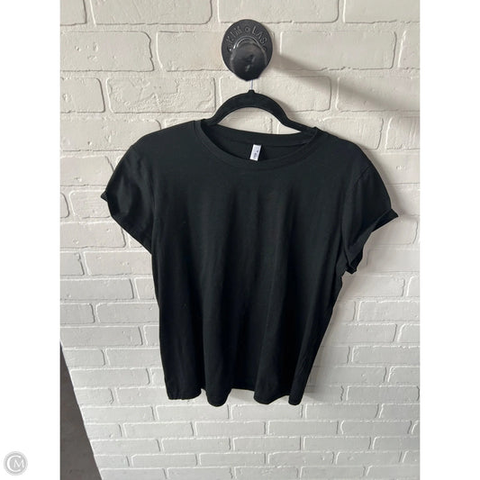 Top Short Sleeve Basic By Clothes Mentor In Black, Size: Xl