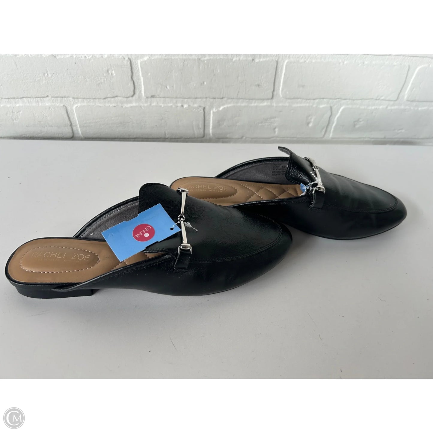 Shoes Flats By Rachel Zoe In Black & Gold, Size: 9