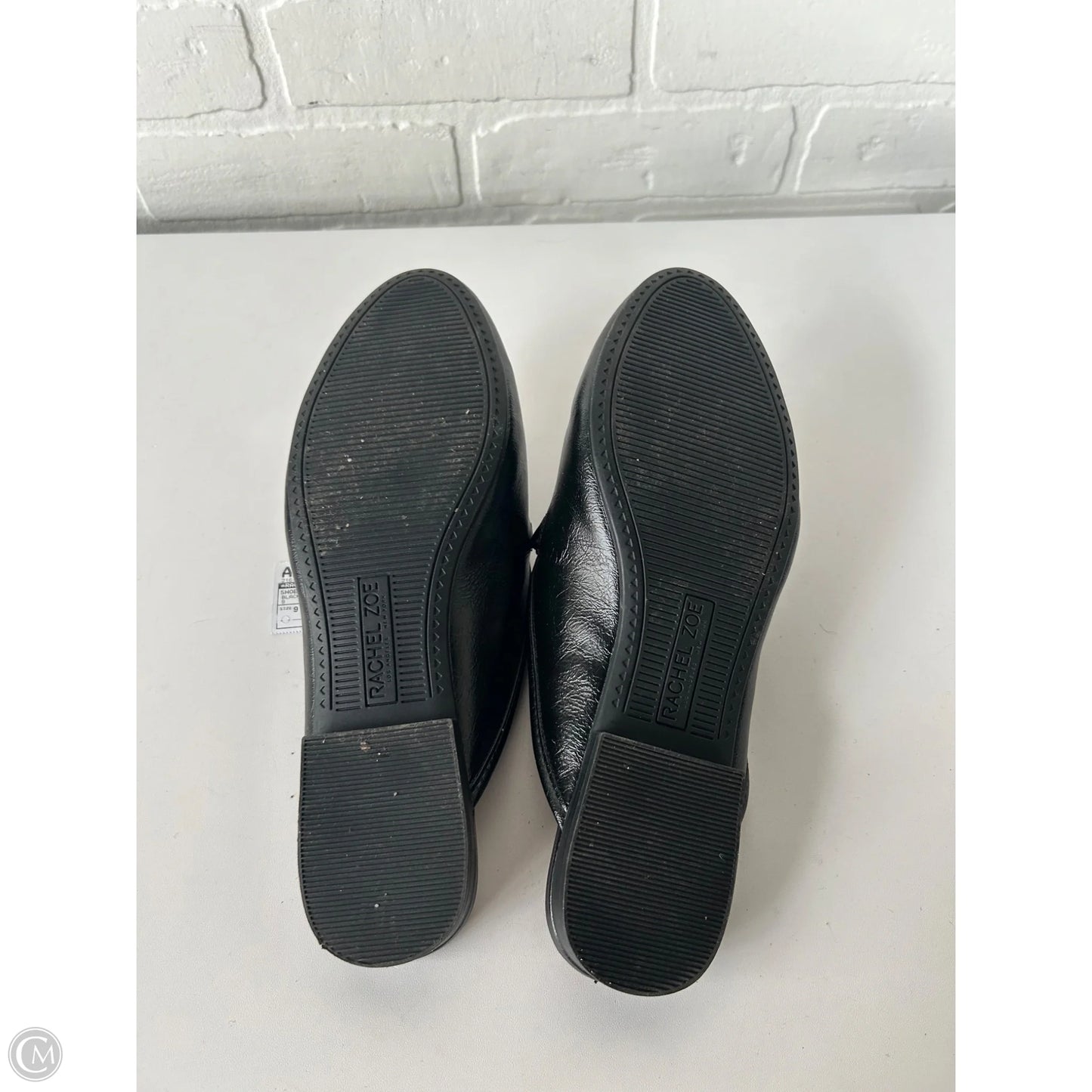 Shoes Flats By Rachel Zoe In Black & Gold, Size: 9