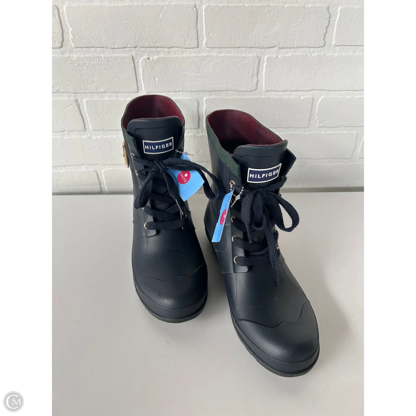 Boots Rain By Tommy Hilfiger In Blue, Size: 9
