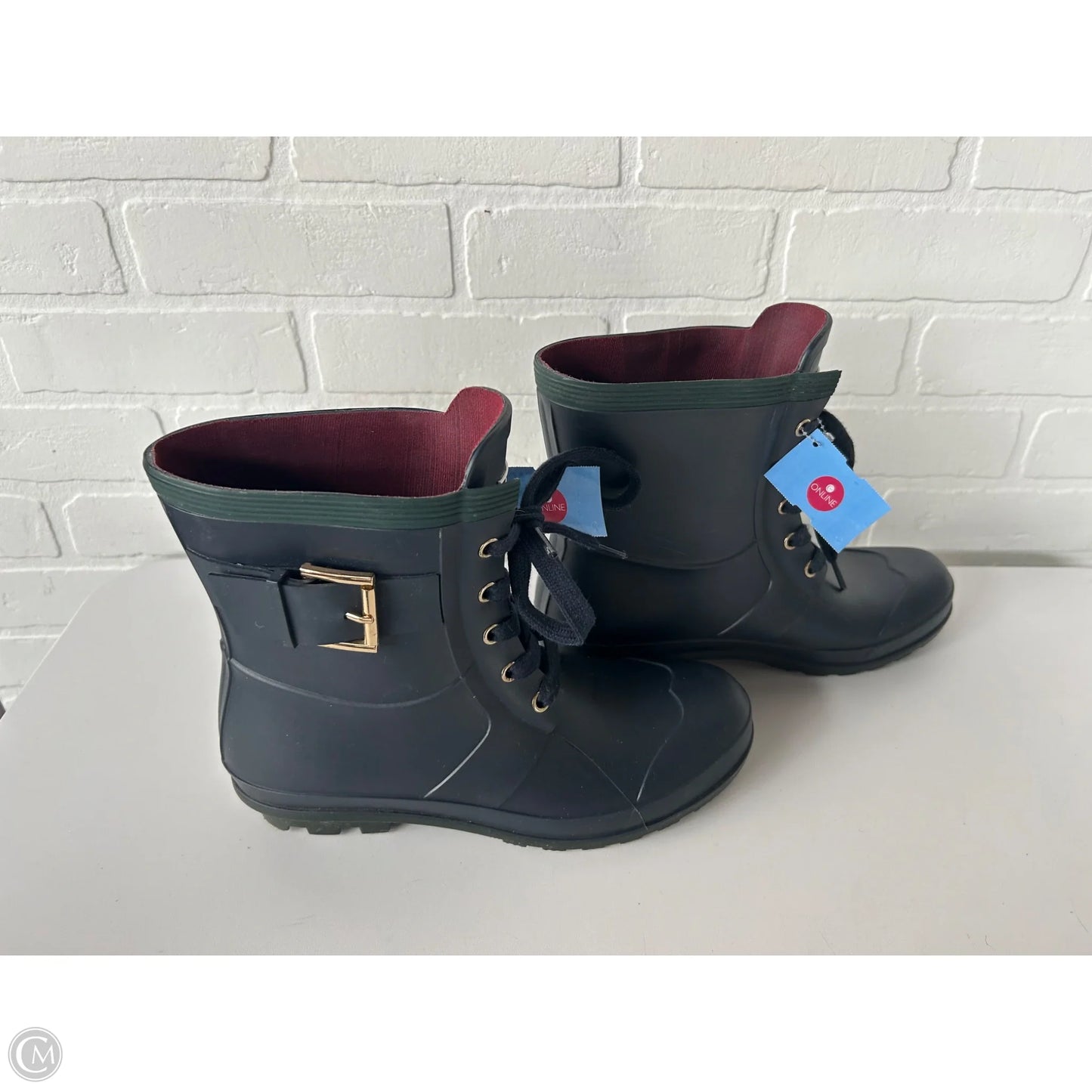 Boots Rain By Tommy Hilfiger In Blue, Size: 9